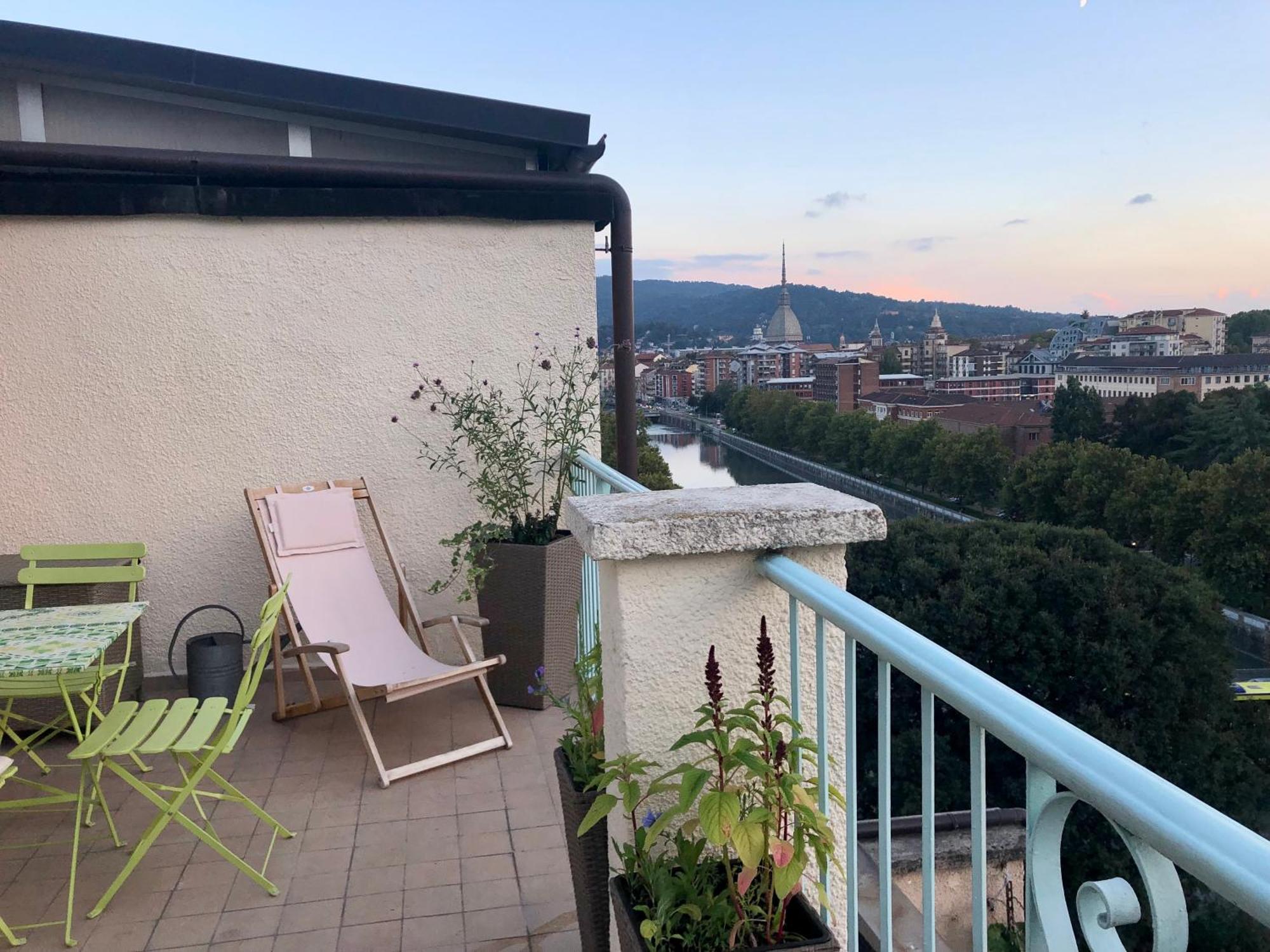 דירות טורינו Attico Ellen Terrazza Con Vista מראה חיצוני תמונה