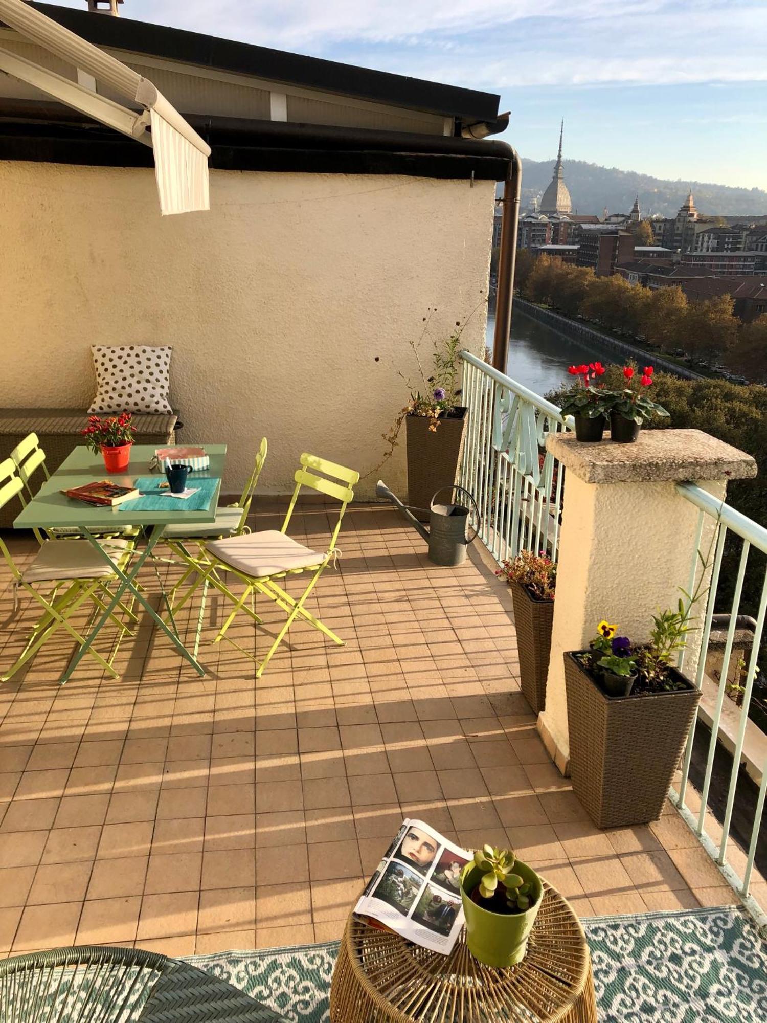 דירות טורינו Attico Ellen Terrazza Con Vista מראה חיצוני תמונה